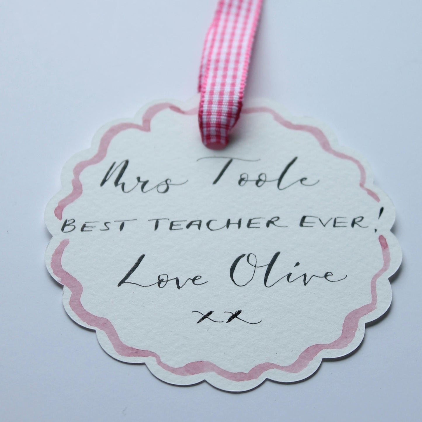 Personalised Birthday/Gift Basket/Gift Tags - Fully Custom with Calligraphy